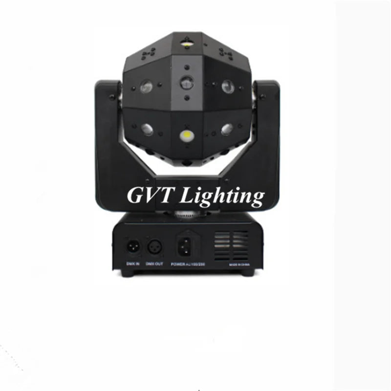 DecorBites™ 16 Beam Strobe Red Green Laser LED Moving Head Light Disco Ball