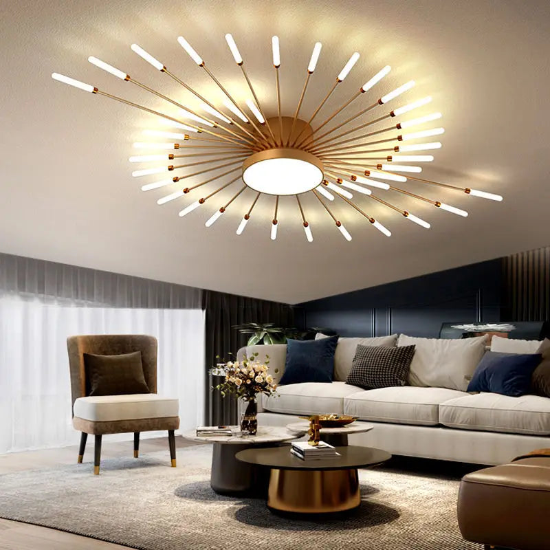 مصابيح DecorBites™ LED Fireworks المتدلية - إضاءة ثريا عصرية لغرفة المعيشة وغرفة النوم