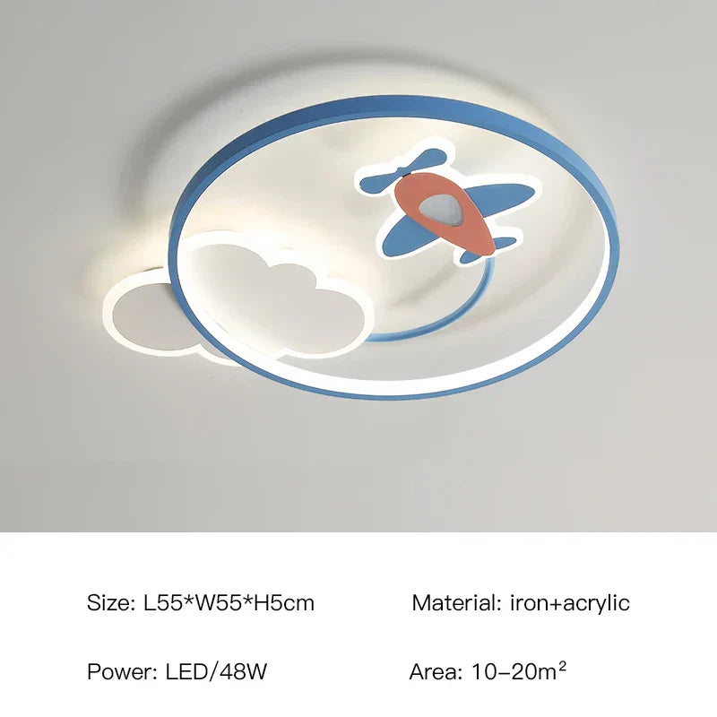 ثريا سقف LED لغرف الأطفال DecorBites™ مصباح معلق حديث لغرفة الدراسة في الحضانة