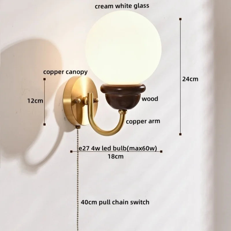 أضواء جدارية LED طراز ياباني 4 واط من DecorBites™ للحمام وغرفة النوم وإضاءة المرآة المنزلية