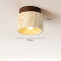 Wabi-Sabi Black Stone Pendant Light