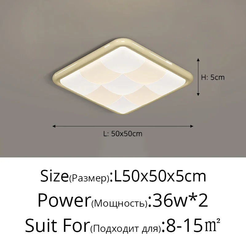 DecorBites™ Cream Style LED Ceiling Lights - Modern Living Room Indoor Lighting