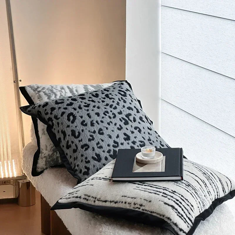 DecorBites™ Leopard Print Luxury Mink Fur Blanket for Bed and Sofa