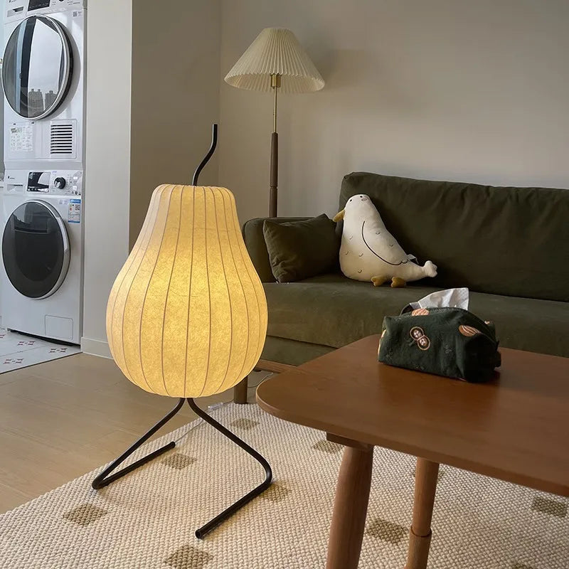 مصباح أرضي LED على شكل كمثرى من DecorBites™ لديكور المنزل والإضاءة في غرفة المعيشة وغرفة النوم وغرفة الطعام والدراسة