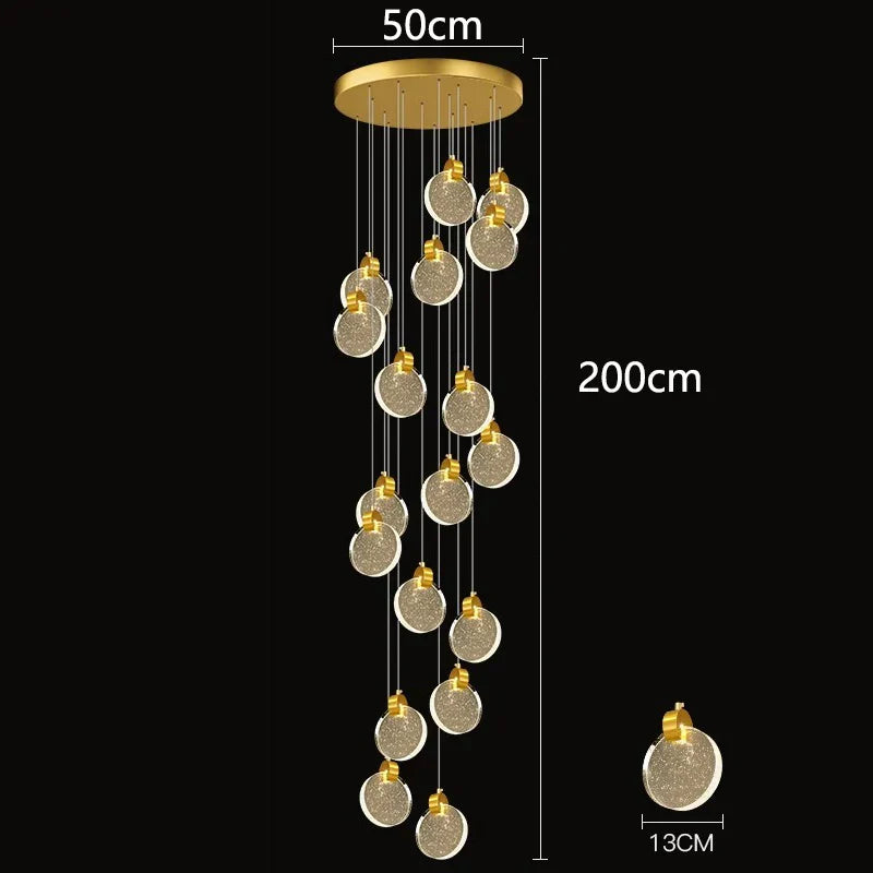 ثريات ديكور بايتس™ LED المتدلية لديكور المنزل العصري والإضاءة الداخلية