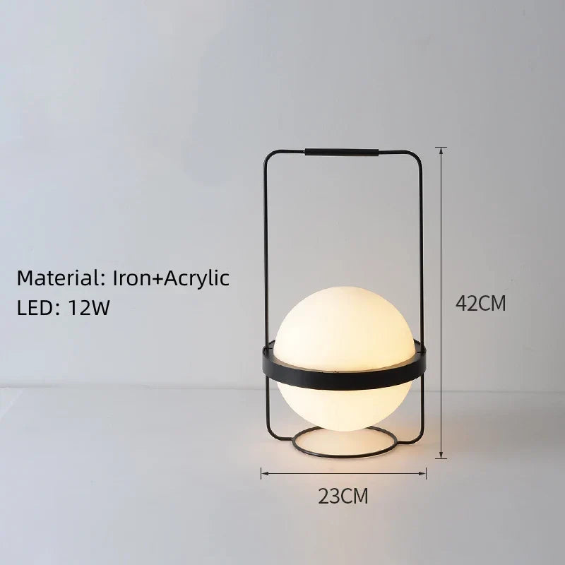 DecorBites™ Art Deco White Acrylic Ball Wall Lights with 3-Mode Dimming