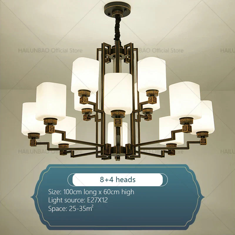 2024 New Duplex Villa Chandelier: DecorBites™ High Jump Floor Hollow Lamps Lighting