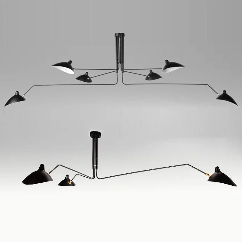 Nordic Spider Multi-Head Metal Pendant Light