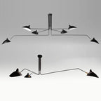 Nordic Spider Multi-Head Metal Pendant Light