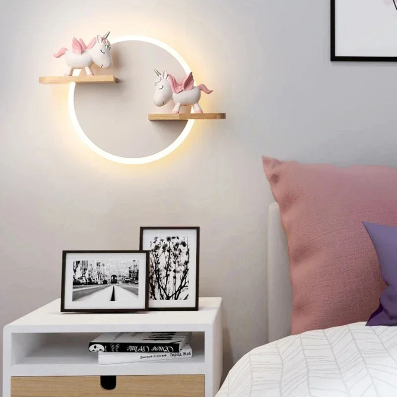 DecorBites™ LED Wall Lamp: Modern Nordic Design for Children's Room, Bedroom, Living Room