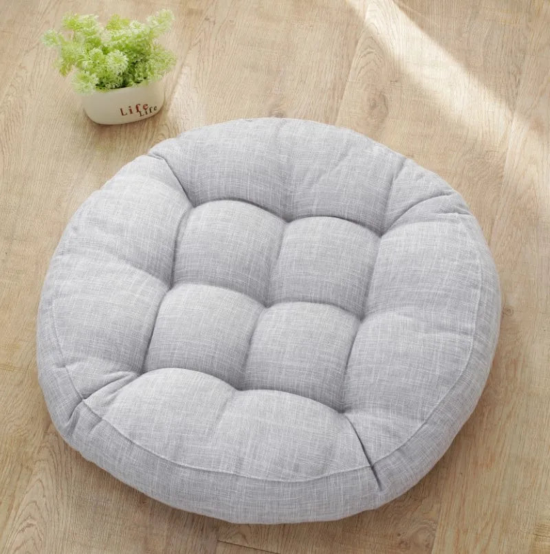 DecorBites™ Kids' Round Floor Cushions: Flexible Seating for Home, Preschool, Yoga