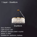 DecorBites™ Crystal Water Curtain Pendant Chandelier - Luxury LED Lighting for Home, Hotel, and More