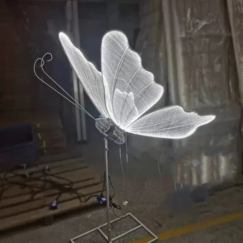 مصابيح DecorBites™ LED متدلية على شكل أجنحة فراشة من الدانتيل للديكور الرومانسي وأضواء الحفلات