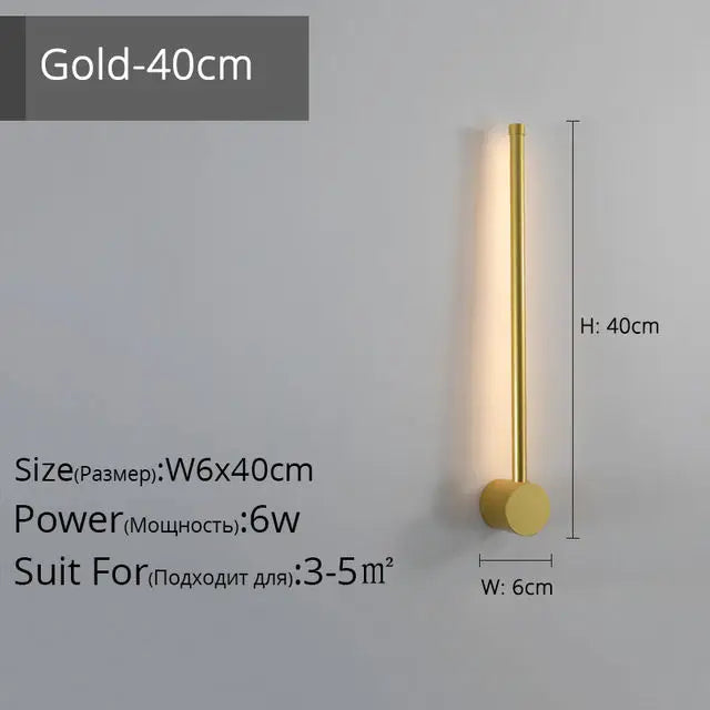 DecorBites™ Creative Staircase Wall Lights: LED Strip Wall Lamp for Living Room