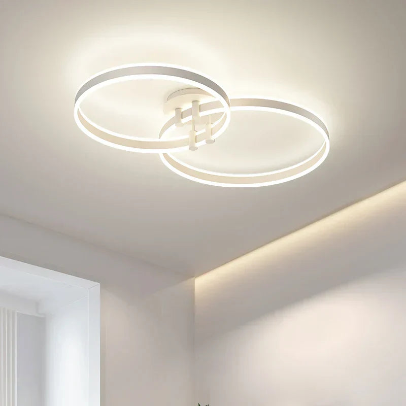 Lustres en acrylique LED DecorBites™ avec éclairage vers le haut/vers le bas pour salon, chambre et décoration intérieure