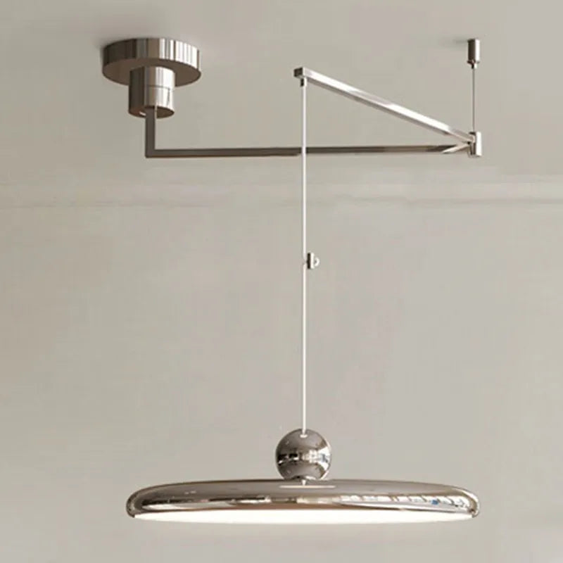 ثريا ديكور بايتس™ LED بتصميم حديد كريمي لغرفة النوم وغرفة المعيشة