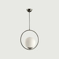 DecorBites™ Glass Ball Pendant Light Fixture Iron Luminaire Chandelier