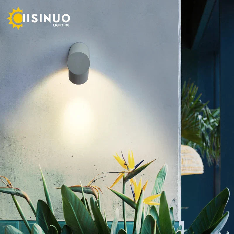 DecorBites™ LED Wall Sconce: Aluminum Creative Indoor Outdoor Lamp for Living Room Bathroom