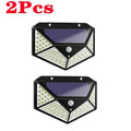 DecorBites™ 100 LED Solar Wall Lights: Motion Sensor Outdoor Solar Lamp for Garden
