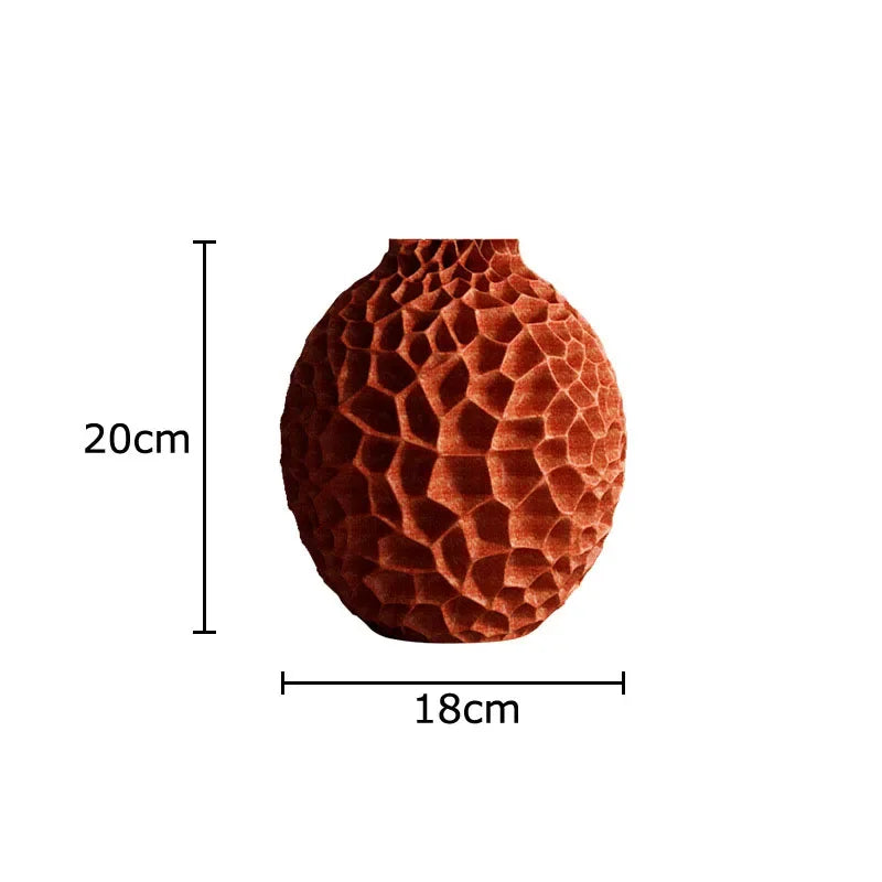 DecorBites™ Honeycomb Texture Vase for Artificial Flower Arrangement