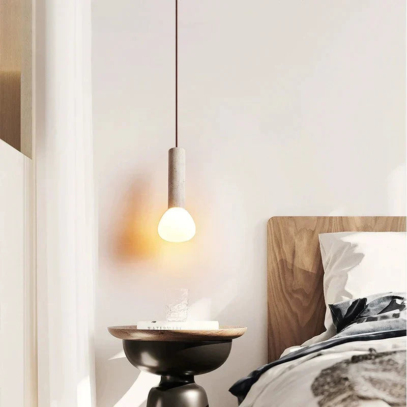 DecorBites™ Cream Style Chandelier Living Room Led Pendant Lamp for Bedroom & TV Background