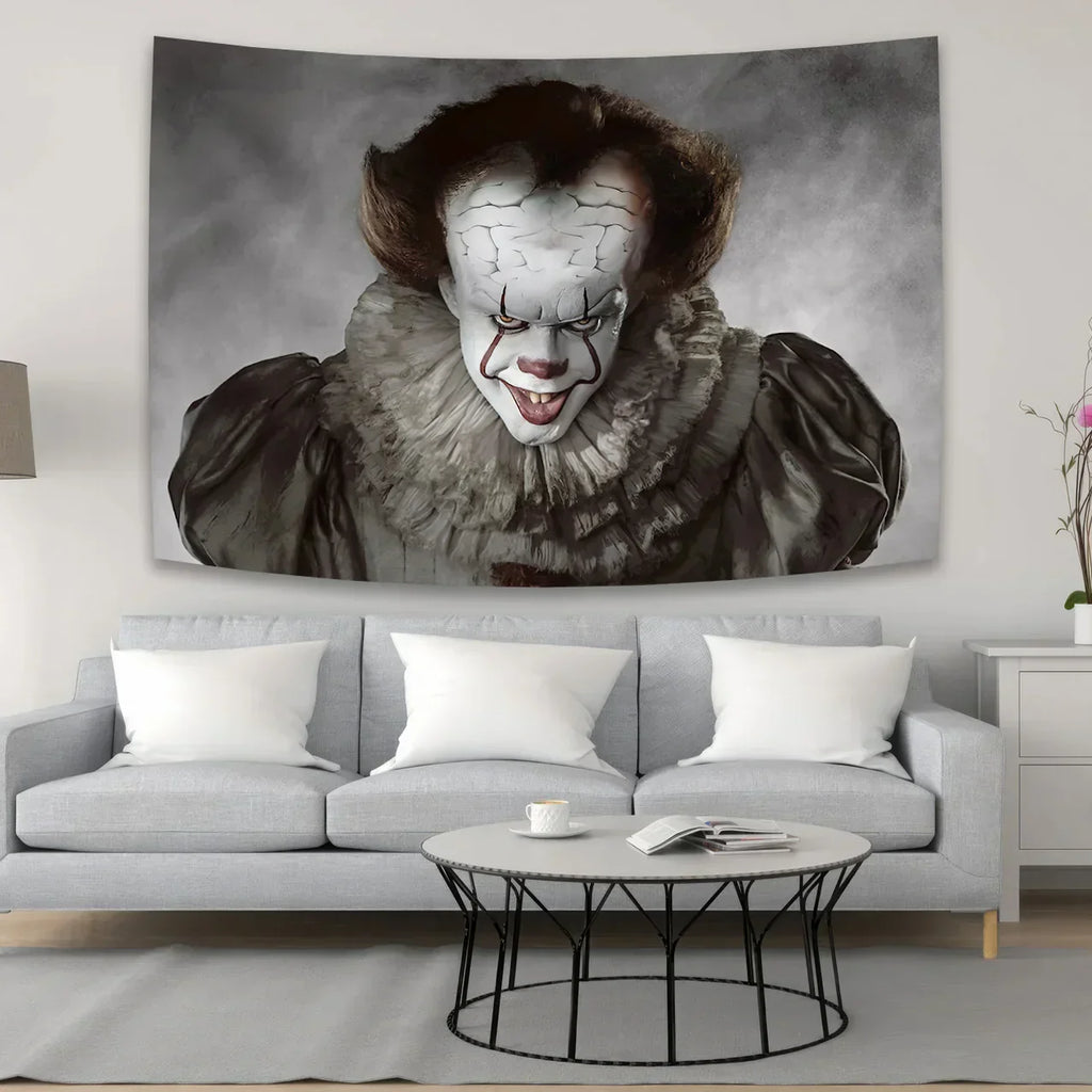 ستائر تابستري بتصميم هالويين مخدرة من DecorBites™ لديكور المنزل بلمسة أفلام الرعب