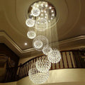 DecorBites™ Crystal Ball Chandelier 80x300cm: Modern Design for Stunning Room Decor.