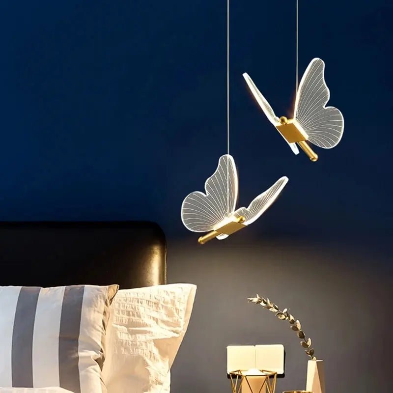 Nordic Butterfly Metal Pendant Light
