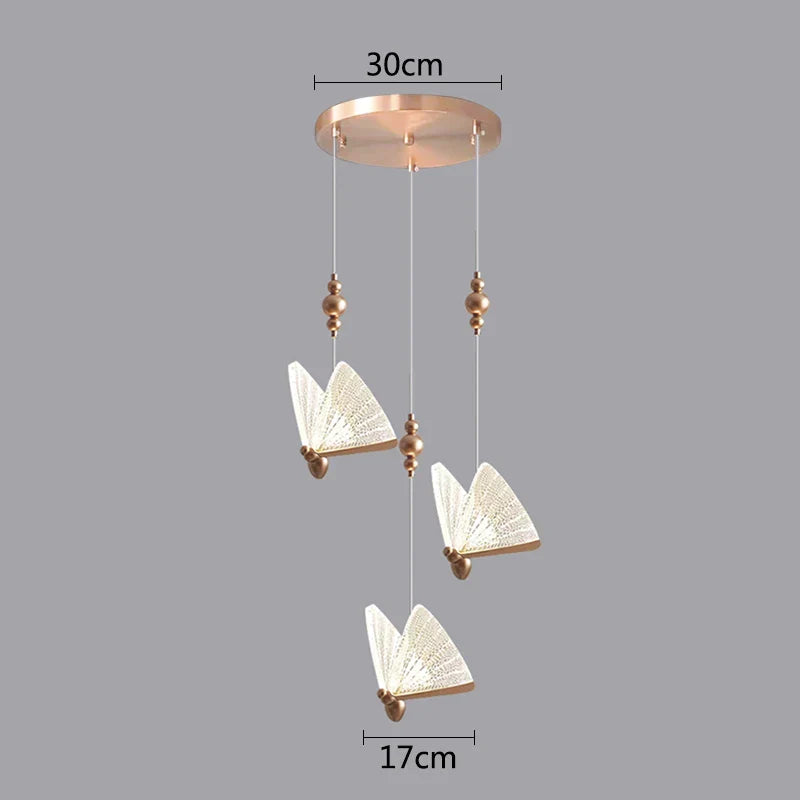 مصباح فراشة LED معلق DecorBites™ لتركيبات الإضاءة ديكور المنزل