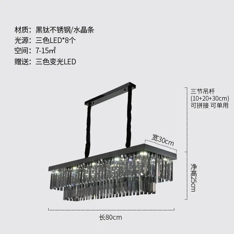 DecorBites™ ثريا ذهبية كريستالية لغرفة المعيشة وغرفة النوم
