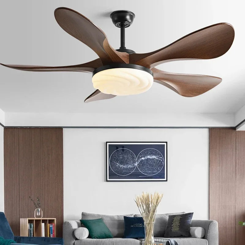 DecorBites™ 58" Modern LED Ceiling Fan Light Strong Winds for Living Room & Restaurant
