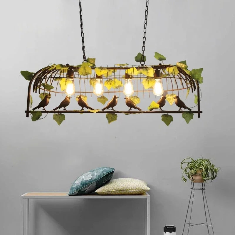 DecorBites™ Birdcage Pendant Lights: Elegant Decoration for Restaurants, Bars, and Living Rooms