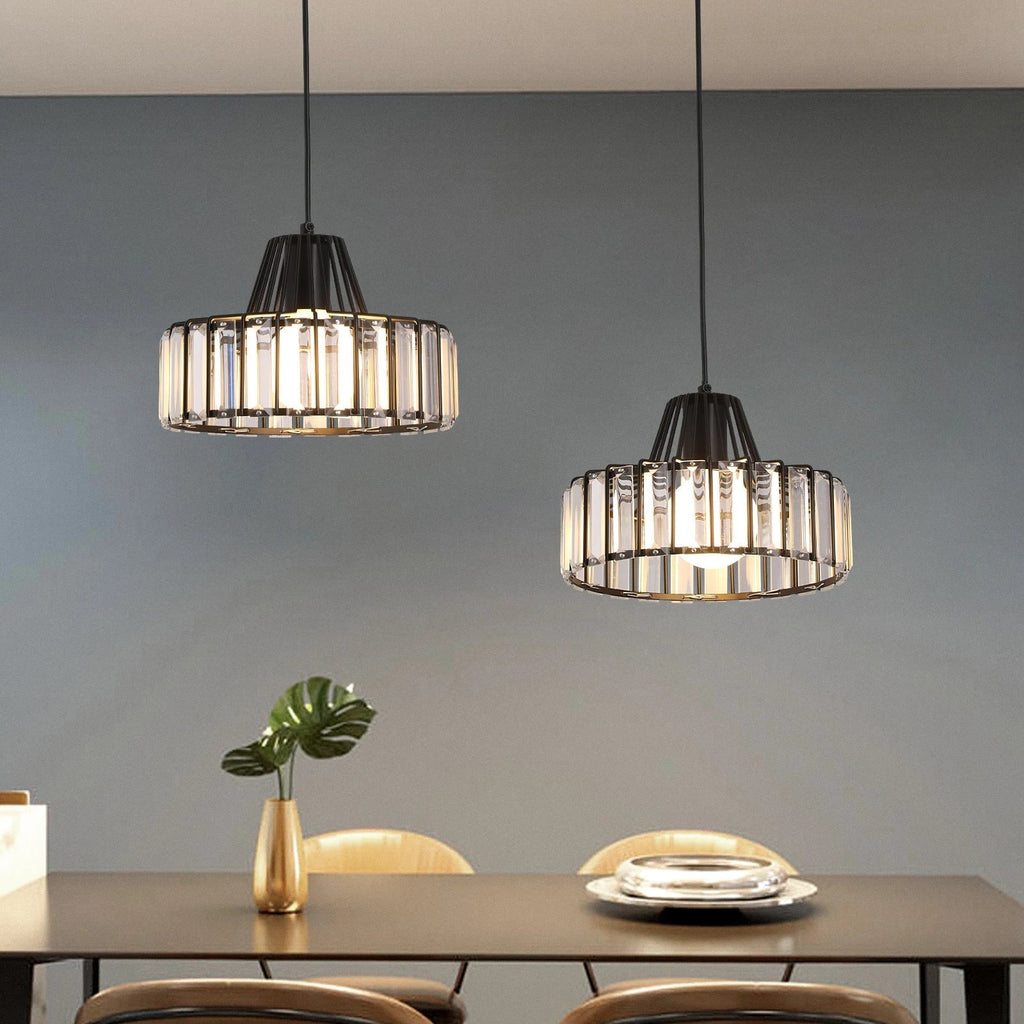 ثريا متدلية كريستال K9 من DecorBites™ مصباح سقف حديث لغرفة المعيشة ديكور قاعة LED