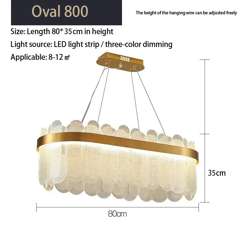 ثريا كريستالية LED من DecorBites™: مصباح سقف دائري حديث لغرفة المعيشة وغرفة النوم والفنادق