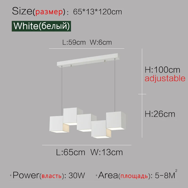 DecorBites™ Geometric Dining Room Pendant Lights: Modern Design for Bar & Office Tables
