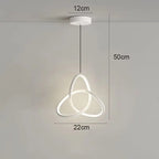 Nordic Metal LED Pendant Light in Black or Gold