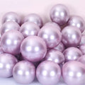 DecorBites™ 12-Inch Metal Latex Confetti Balloon Set for Wedding, Birthday, Party Decorations