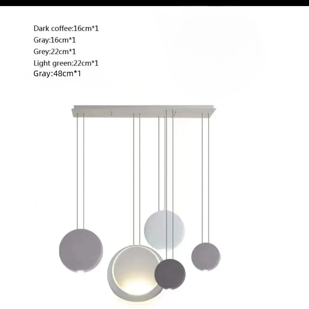DecorBites™ Crescent Moon Chandelier for Dining Room, Coffee Shop, Kitchen Island, and Bar