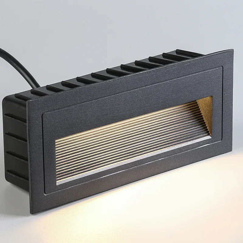 DecorBites™ Applique murale LED encastrée pour marches et escaliers extérieurs, Lampe murale encastrée étanche IP65