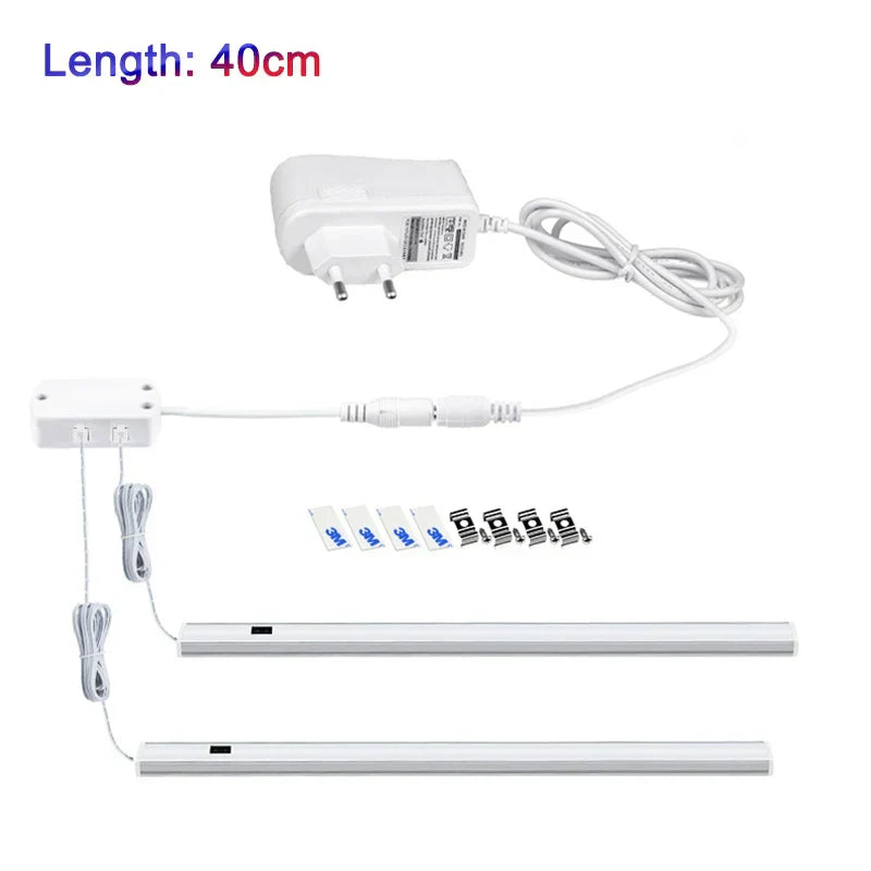 DecorBites™ LED Under Cabinet Light Hand Sweep PIR Motion Sensor Wardrobe Lamp