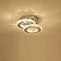 DecorBites™ Crystal LED Ceiling Lamps Modern Chandeliers for Home Room Decor