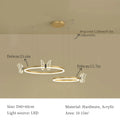 DecorBites™ ثريا الفراشة LED المعلقة لغرفة المعيشة الحديثة