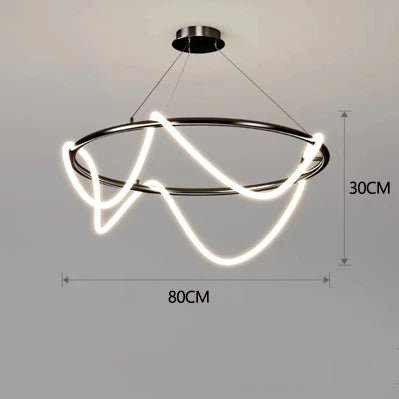 ثريا ديكور بايتس™ LED ذات الخرطوم الطويل لغرفة الطعام والمطبخ والبار، مصباح متدلي