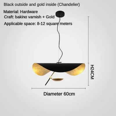 ثريا الأطباق الطائرة LED DecorBites™ - إضاءة سقف حديثة لغرفة المعيشة والبار