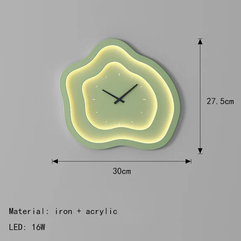 مصباح حائط LED ديكوربايتس™: مصباح حائط عصري خافت الإضاءة أبيض وأخضر لغرفة النوم، الردهة، المكتب