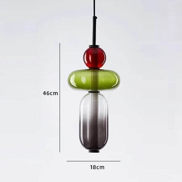 Wabi-Sabi Candy Glass Pendant Light