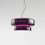 European Annular Glass Pendant Light