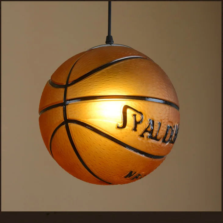 DecorBites™ Basketball Style Pendant Light for Kids' Room and Cafe