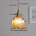 DecorBites™ Clear Glass Copper Pendant Lights Adjustable Modern Wire Nordic Vanity Light