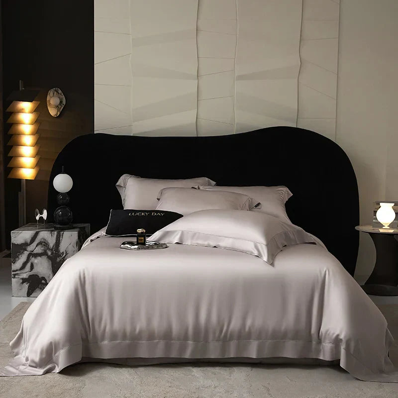 DecorBites™ 1000TC Lyocell Eucalyptus Fiber Bedding Set for Super Soft Silky Feel